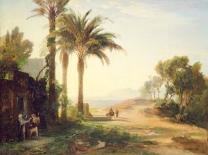 Die Abreise des Mannes nach Jericho (Morgen) ca. 1856