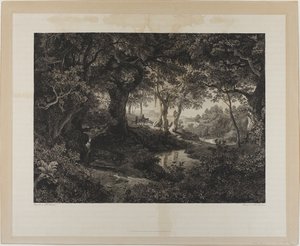 Die Große Italienische Landschaft von Johann Wilhelm Schirmer