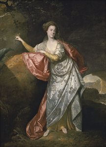 Ann Cargill geb. Brown als Miranda in Der Sturm von Shakespeare. London, Covent Garden Theatre von Johann Zoffani