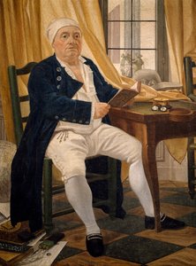 Porträt von Ennemond Alexandre Petitot von Johann Zoffany