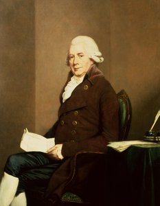 Porträt eines sitzenden Gentlemans, möglicherweise William Hunter von Johann Zoffany