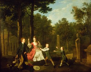 Die Kinder des 4. Herzogs von Devonshire von Johann Zoffany