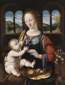Jungfrau und Kind, nach Leonardo da Vinci