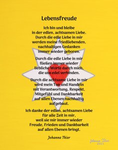 Lebensfreude von Johanna Thier