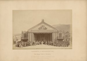 Passionsspiel von Ober-Ammergau - Der Einzug Christi in Jerusalem von Johannes Bernhard