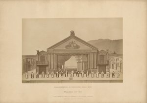 Passionsspiel von Ober-Ammergau - Proscenium mit Chor