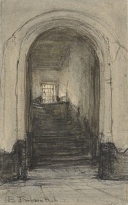 Die Treppe im Prinsenhof in Delft, wo Prinz Wilhelm I. 1584 ermordet wurde