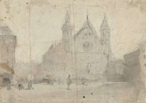 Ansicht des Rittersaals am Binnenhof von Johannes Bosboom
