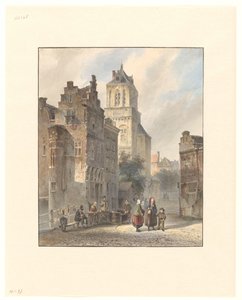 Ansicht des Rathauses von Delft