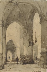 Innenraum der Sint-Bavokerk in Haarlem von Johannes Bosboom