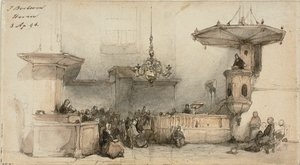 Innenraum einer Kirche von Johannes Bosboom