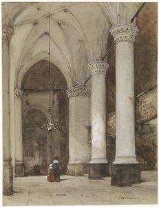 Südliches Seitenschiff der Großen Kirche in Den Haag