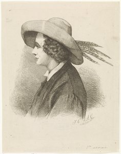 Porträt von Martinus Antonius Kuytenbrouwer im Profil