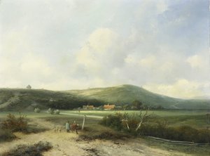 Ansicht in den Dünen