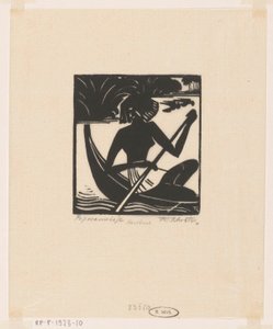 Papua-Mädchen von Johannes Frederik Engelbert ten Klooster (signed by artist)