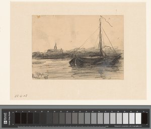 Ansicht von Haarlem vom Wasser