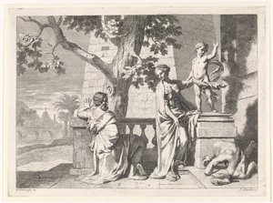 Christus zerbricht ein Bild von Johannes Glauber