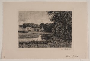 Landschaft mit Fluss