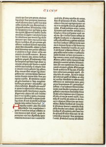 Gutenberg-Bibelblatt