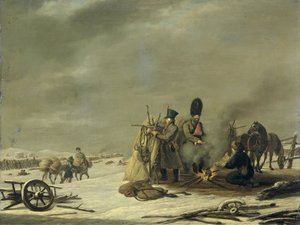 Biwak in Molodechno, 3-4 Dezember 1812: Eine Episode aus Napoleons Rückzug aus Russland von Johannes Hari