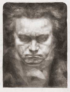 Ludwig van Beethoven, Porträt von Johannes Hendricus Fekkes