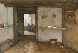 Kücheninterieur, ca. 1899