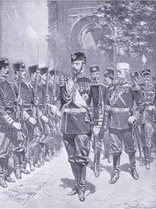 Seine Kaiserliche Majestät der Zar, Illustration aus Cassells Geschichte des Russisch-Japanischen Krieges Band 1, ca. 1900