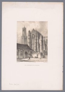 Blick auf die Domkirche und den Domturm in Utrecht von Johannes Hilverdink