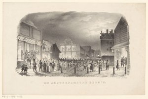 Jahrmarkt auf dem Botermarkt in Amsterdam
