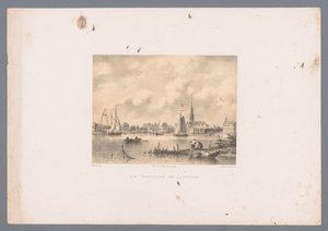 Voorzaan in Zaandam von Johannes Hilverdink
