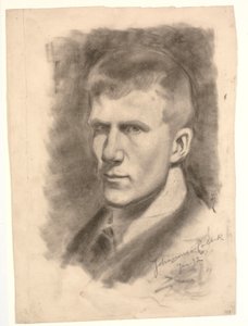 Selbstporträt von Johannes Holbek