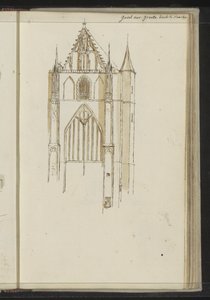 Fassade der Grote Kerk in Haarlem