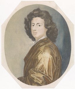 Porträt des Malers Gottfried Kneller von Johannes Jacobsz van den Aveele (attributed to)
