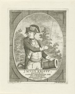 Porträt von Joachim Maurits von Kropff von Johannes Jelgerhuis