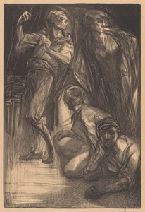 Der Tod mit zwei Männern und einer Frau