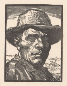 Porträt eines unbekannten Mannes von Johannes Josephus Aarts (signed by artist)