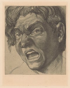 Gähnender Mann von Johannes Josephus Aarts