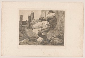 Schuftender Arbeiter von Johannes Josephus Aarts