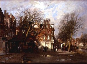 Capriccio-Ansicht der Stadt