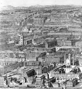 Eine Aussicht auf die Stadt London, 1710 von Johannes Kip