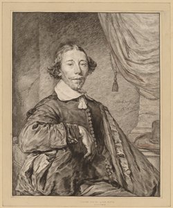 Porträt eines sitzenden Mannes von Johannes Kornlein