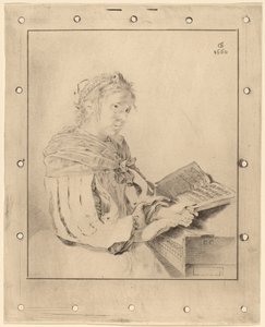Junges Mädchen am Klavier, 1767