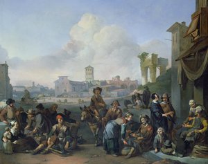 Eine Ansicht in Rom, 1668