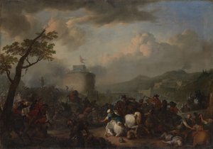 Schlachtenszene, 1671