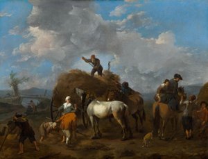 Heuernte von Johannes Lingelbach