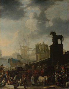 Der Aufstieg zum Kapitol mit dem Grauen Pferd des neuen Papstes