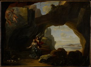 Die Magdalena in einer Höhle, ca. 1650