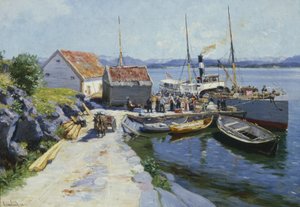 Fähranleger in Westnorwegen von Johannes Martin Grimelund