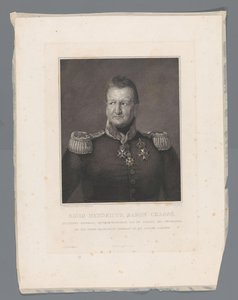 David Hendricus, Baron Chassé, Generalleutnant, Oberbefehlshaber der Zitadelle von Antwerpen und Seemacht Seiner Majestät auf der Ooster-Schelde