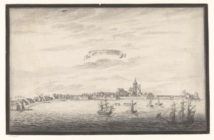 Ansicht von Colombo (Die Stadt und Festung von Colombo auf der Insel Ceylon)